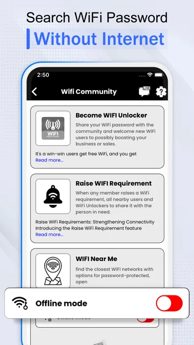 Wifi Password Community 스크린샷