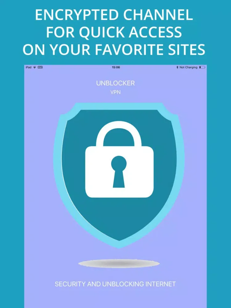Captures d'écran de Vpn Unblocker iPad 