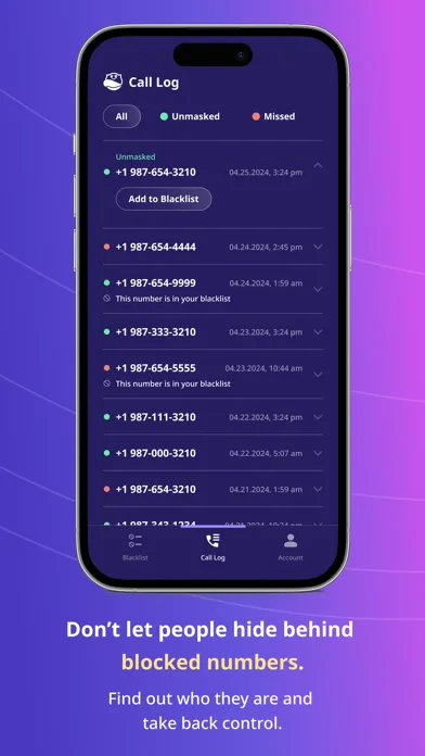 iCaughtYou: Reveal No CallerID স্ক্রিনশট