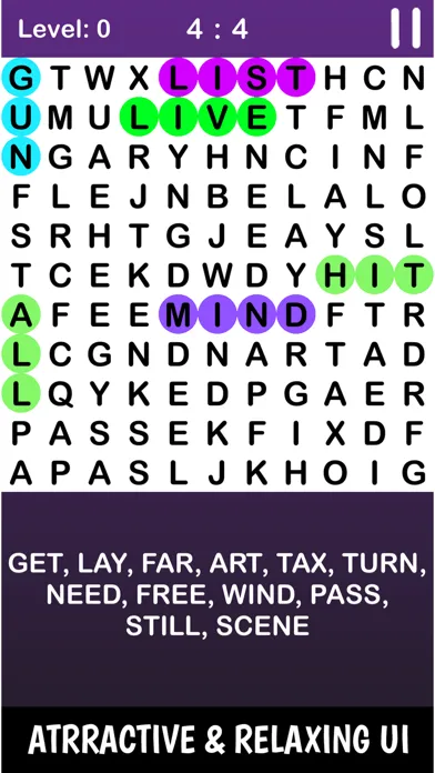 Capturas de pantalla de Infinte Crossword Puzzle Game