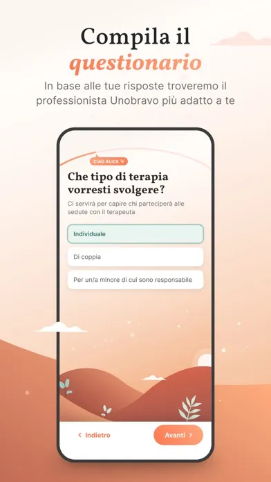 Screenshot di Unobravo - Psicologia Online