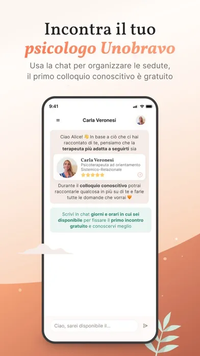 Screenshot di Unobravo - Psicologia Online