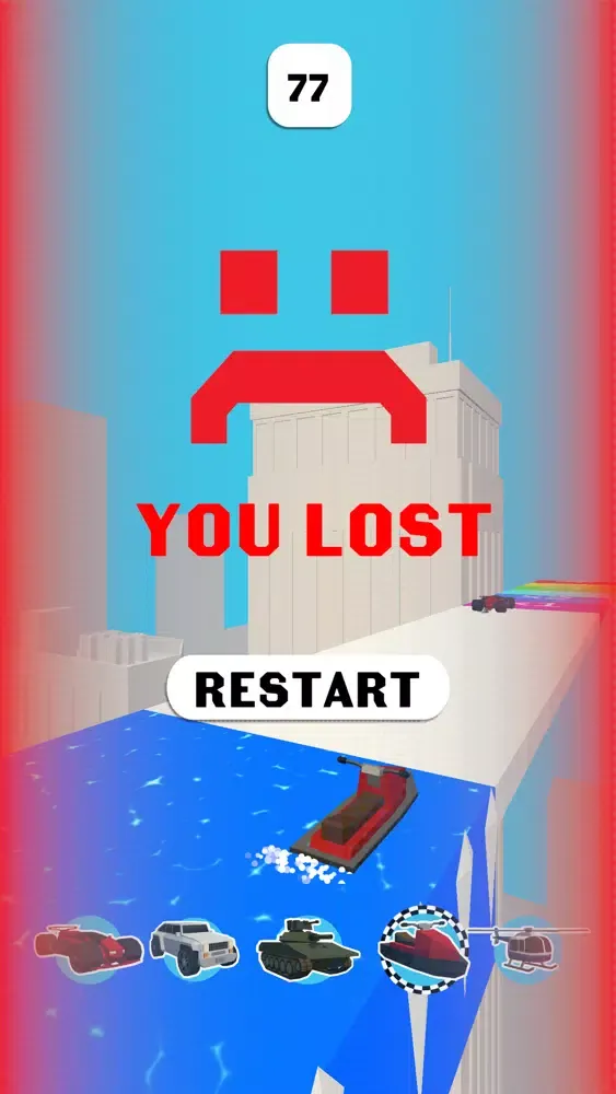 Screenshot di Vehicle Transform Race 3D