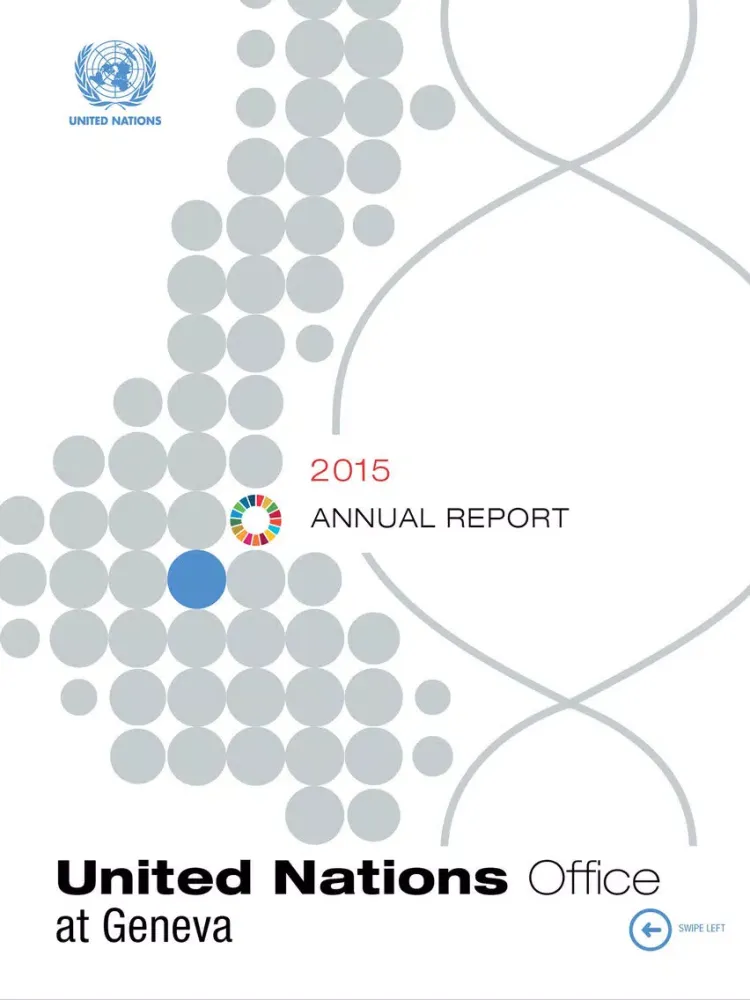 Zrzuty ekranu 2015 UNOG Annual Report iPad 