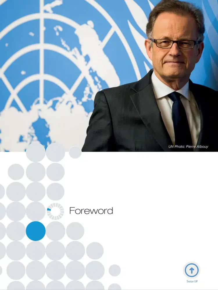 Zrzuty ekranu 2015 UNOG Annual Report iPad 
