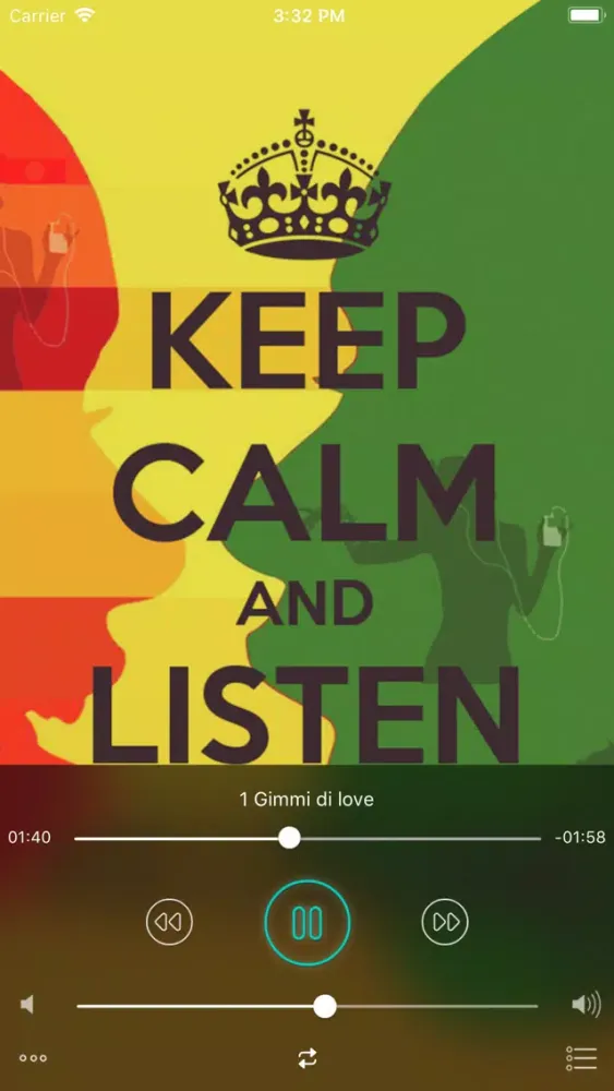 Capturas de tela do Keep Calm Player
