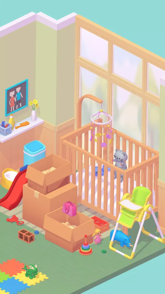 Capturas de tela do Unpacking