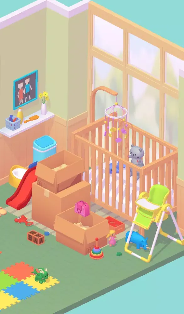 Capturas de tela do Unpacking