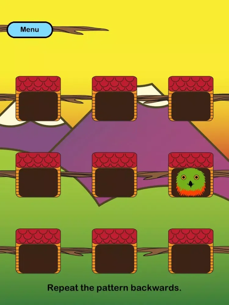 Memory Birds N-Back Game iPad  स्क्रीनशॉट