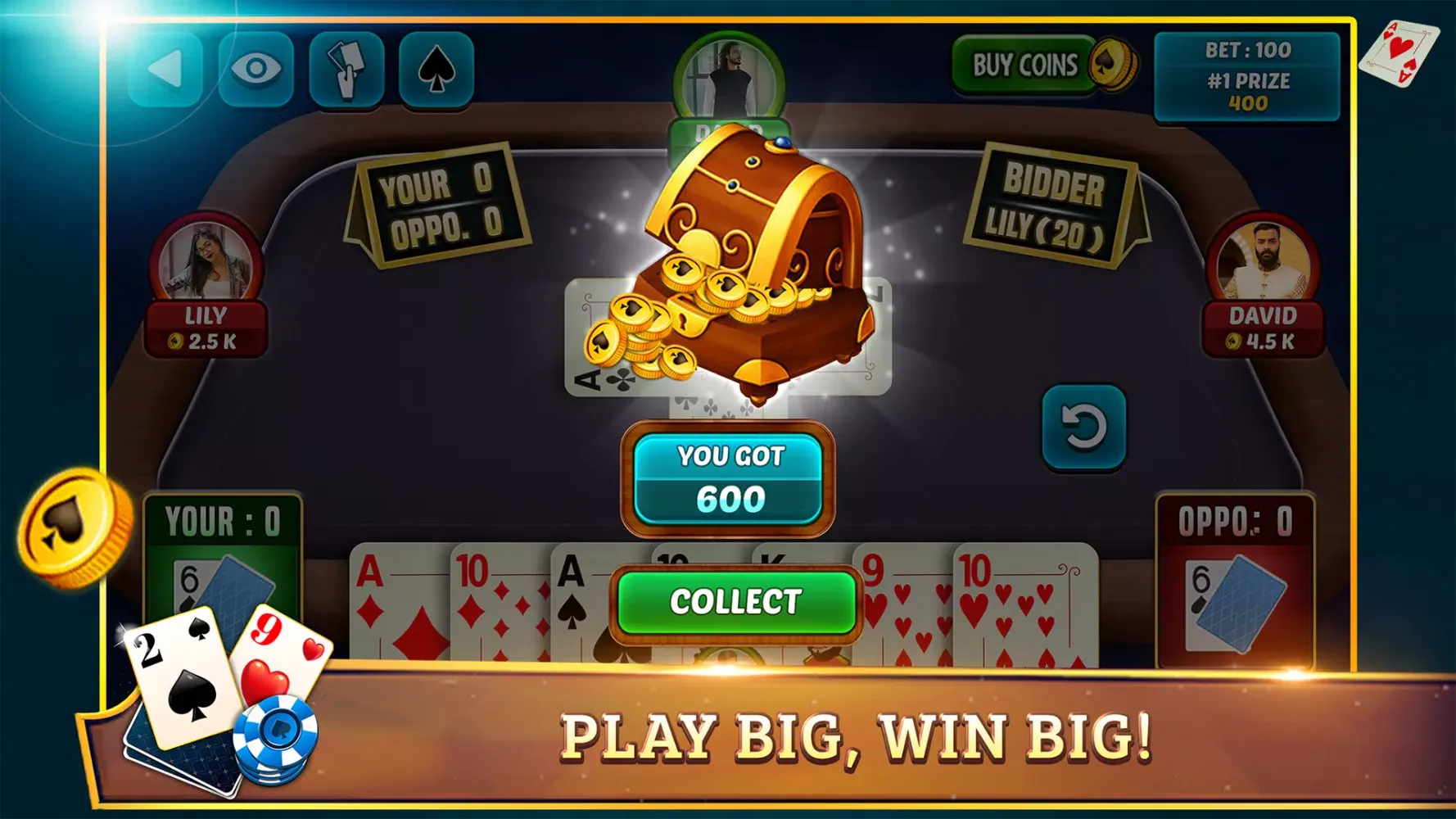 Capturas de pantalla de 29 Card Game Plus