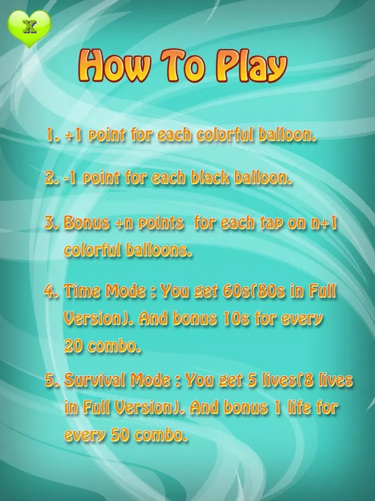 Balloon Love iPad 應用截圖