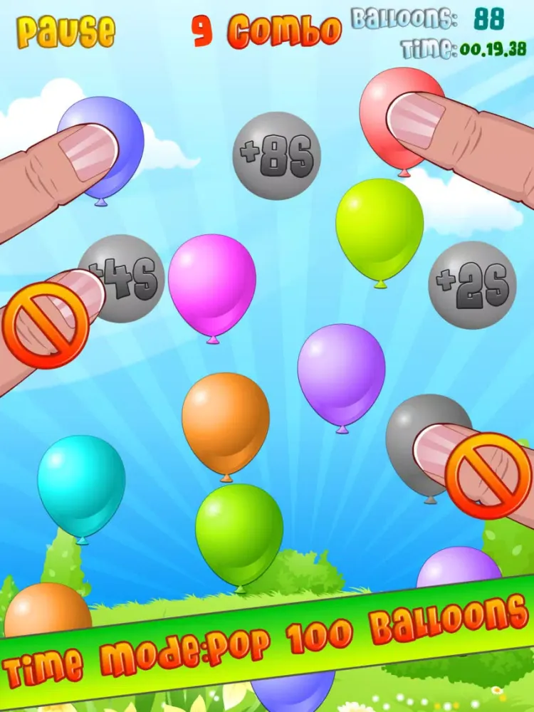 Balloon Mania - Pop Pop Pop iPad Screenshots