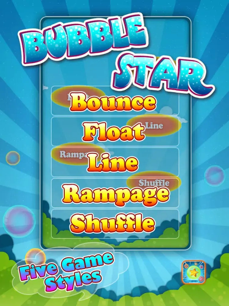 Bubble Star - 5 In 1 iPad  Ekran Görüntüleri