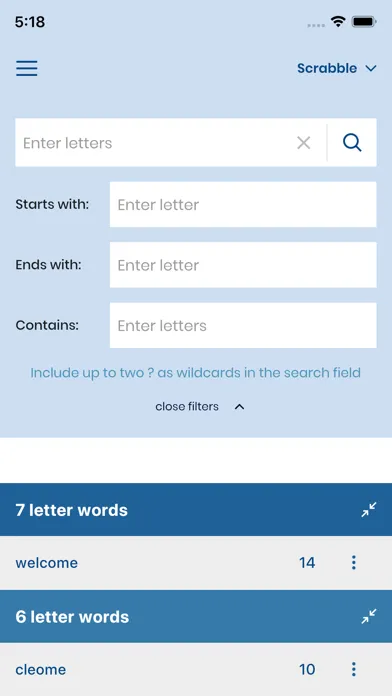 تصاویر WordFinder: Unscramble words