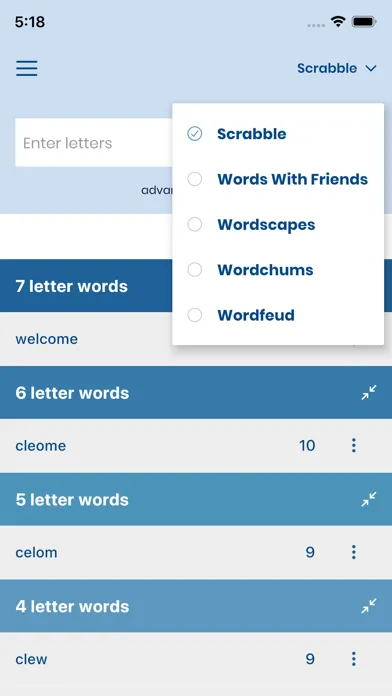 تصاویر WordFinder: Unscramble words
