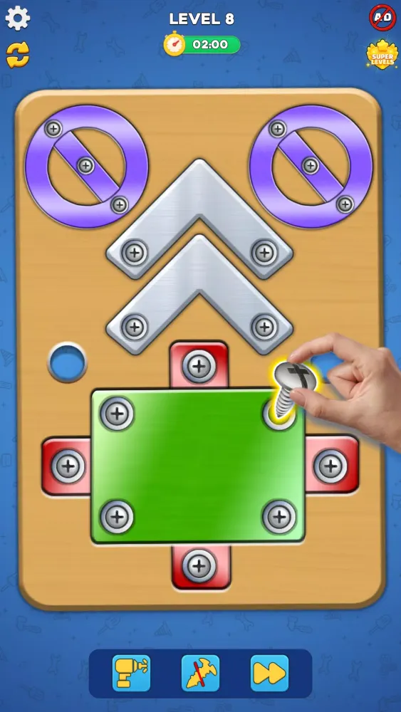 Screw Nuts and Bolts Puzzle 스크린샷