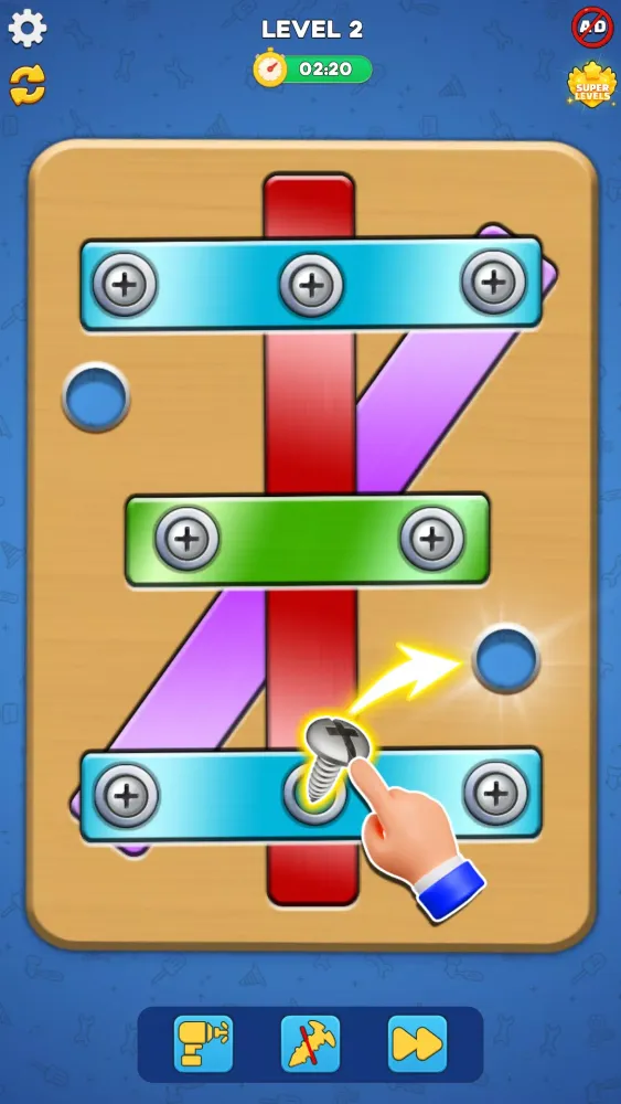 Screw Nuts and Bolts Puzzle 스크린샷