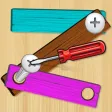 Unscrew Wood Puzzle: Screw Jam Unscrew Wood Puzzle: Screw Jam