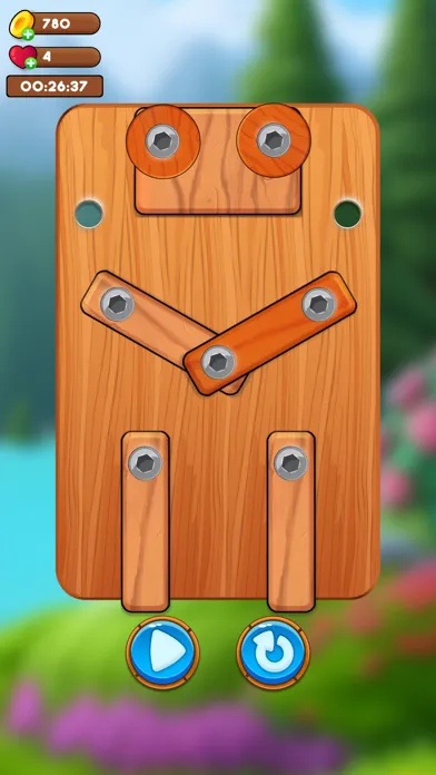 ภาพหน้าจอของ Wood Nuts Bolts : Screw Puzzle