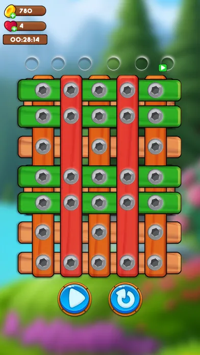 ภาพหน้าจอของ Wood Nuts Bolts : Screw Puzzle
