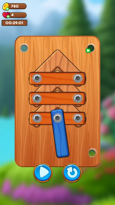 ภาพหน้าจอของ Wood Nuts Bolts : Screw Puzzle