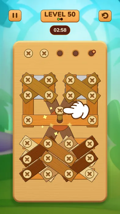 Captures d'écran de Screw Challenge - Bolts Puzzle