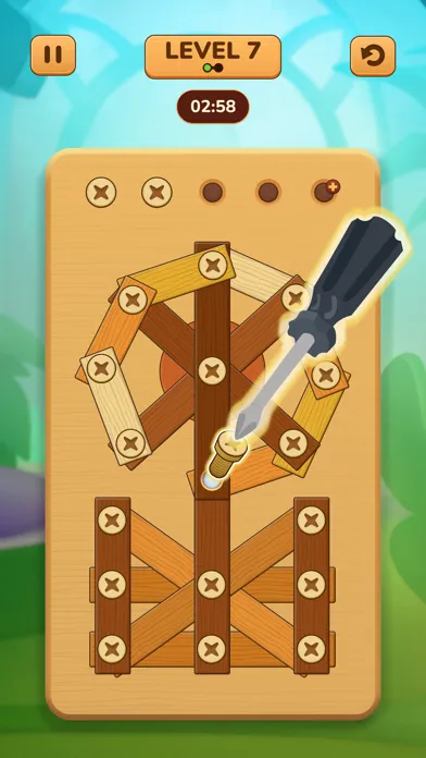 Captures d'écran de Screw Challenge - Bolts Puzzle