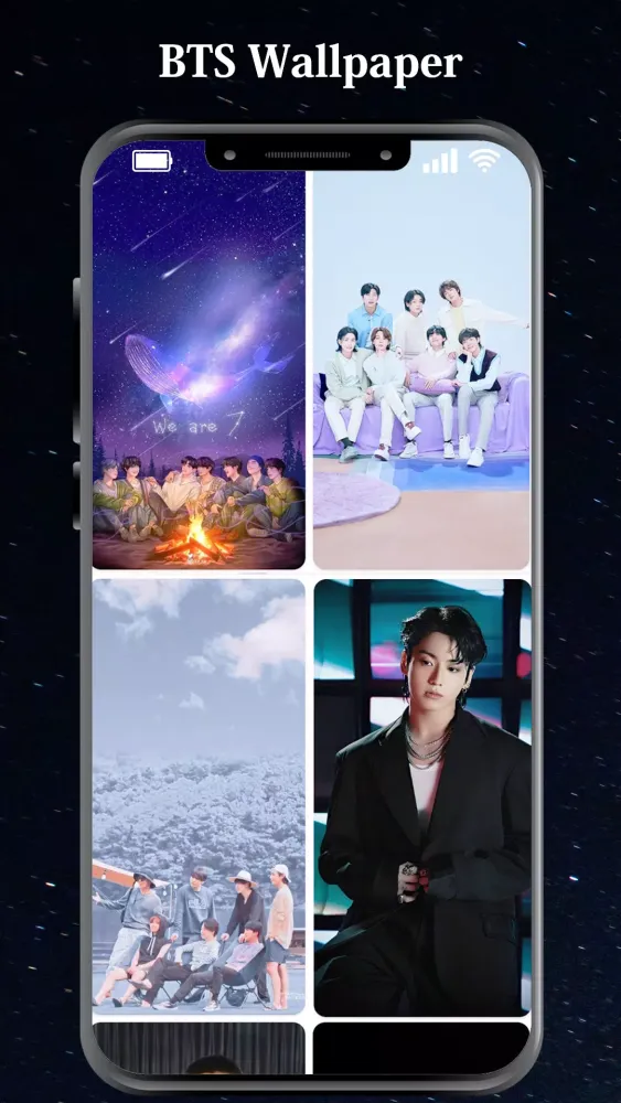 BTS Wallpaper Theme App Icons Screenshots