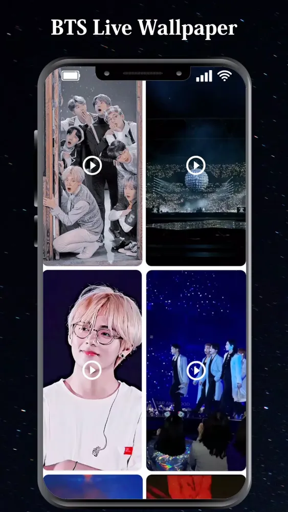 BTS Wallpaper Theme App Icons Screenshots
