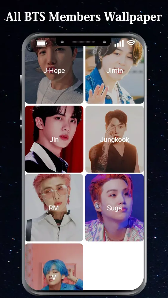 BTS Wallpaper Theme App Icons Screenshots