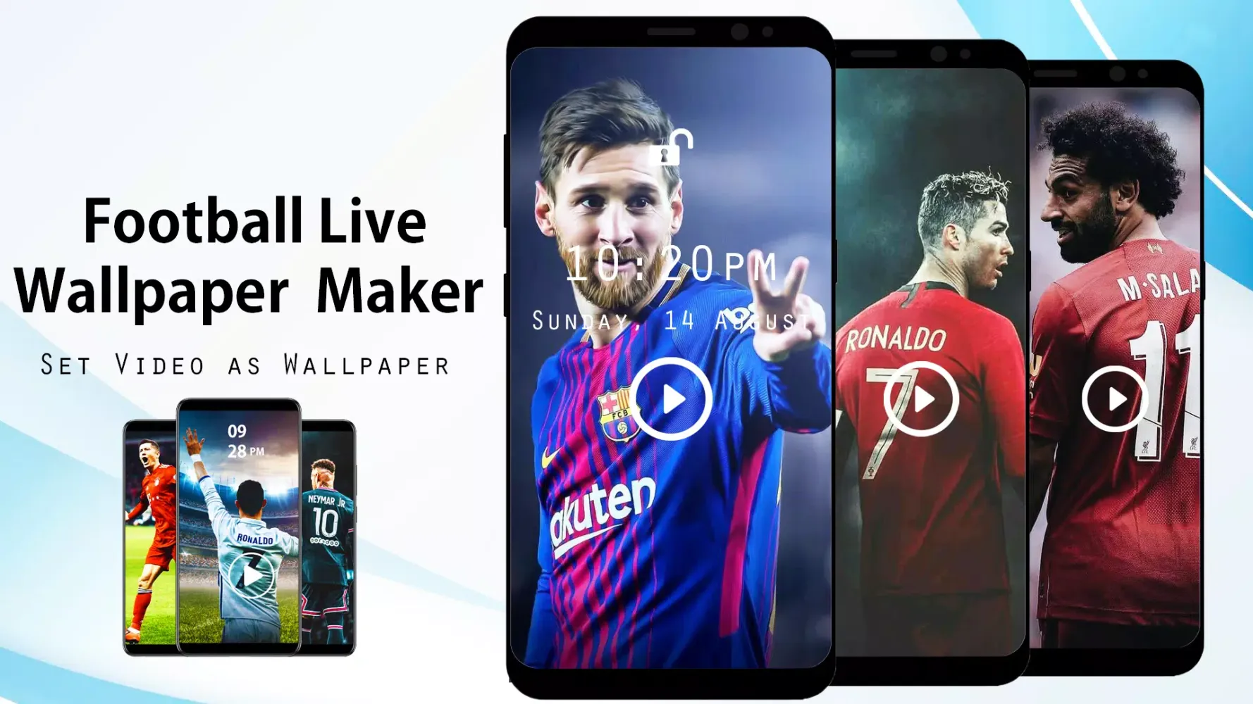 Football Live Wallpaper Maker سکرین شاٹس
