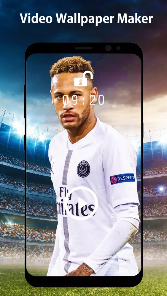 Football Live Wallpaper Maker سکرین شاٹس