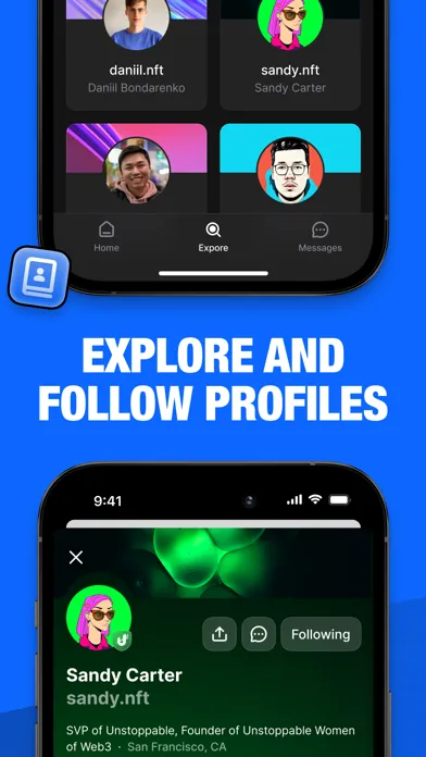 Screenshot di Unstoppable Domains