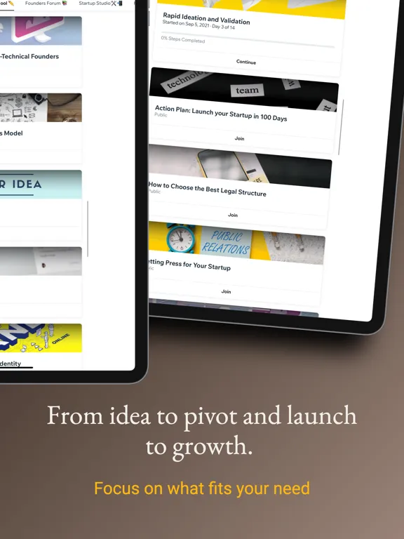 Tangkapan skrin Unstuck Anywhere for Founders iPad 