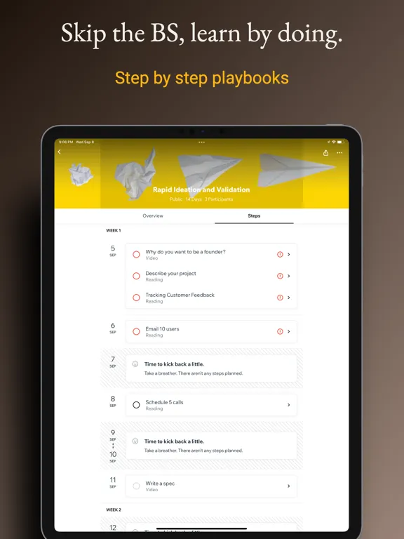Tangkapan skrin Unstuck Anywhere for Founders iPad 