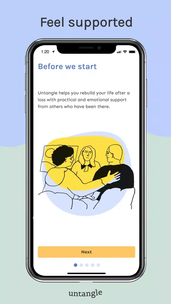 ภาพหน้าจอของ Untangle Grief Support