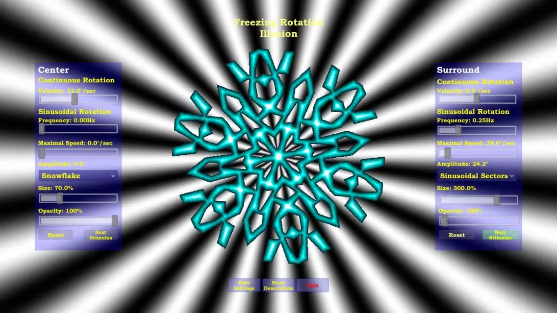 Freezing Rotation Illusion Screenshots