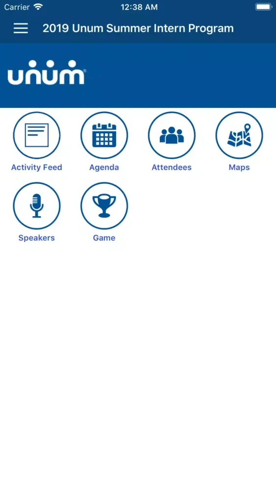 Unum Events سکرین شاٹس