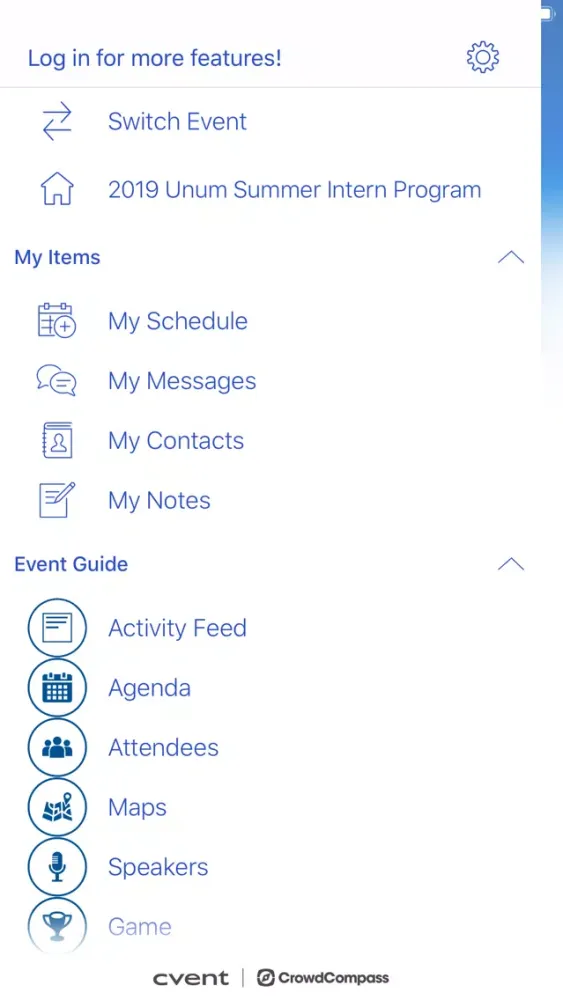 Unum Events سکرین شاٹس