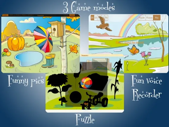 Capturas de tela do Wunderkind - seasons, education game for youngster and cissy iPad 