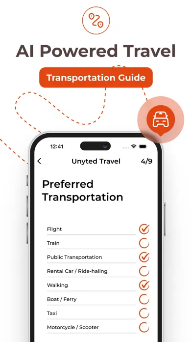 Zrzuty ekranu AI Travel Planner: Itinerary