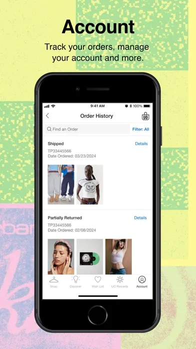 Urban Outfitters スクリーンショット