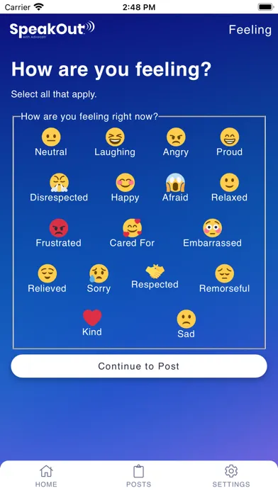 Captures d'écran de SpeakOut™ with Advocatr®