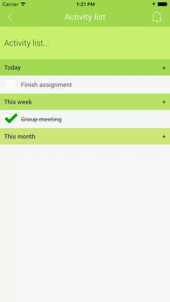 Ảnh chụp màn hình của UniThrive Wellbeing