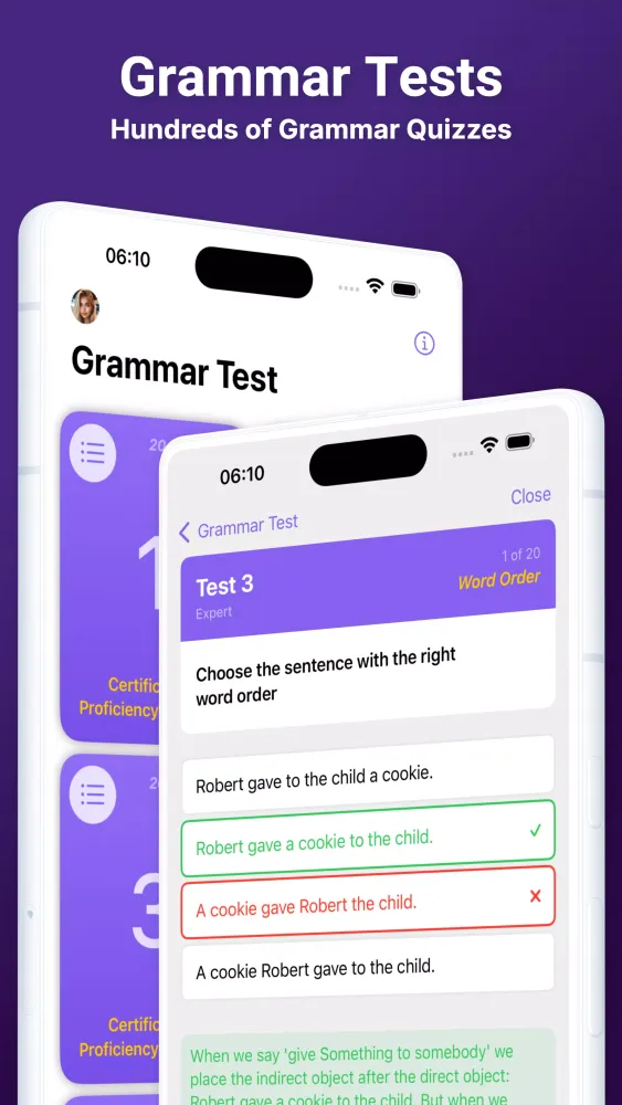 Capturas de tela do English C2 CPE