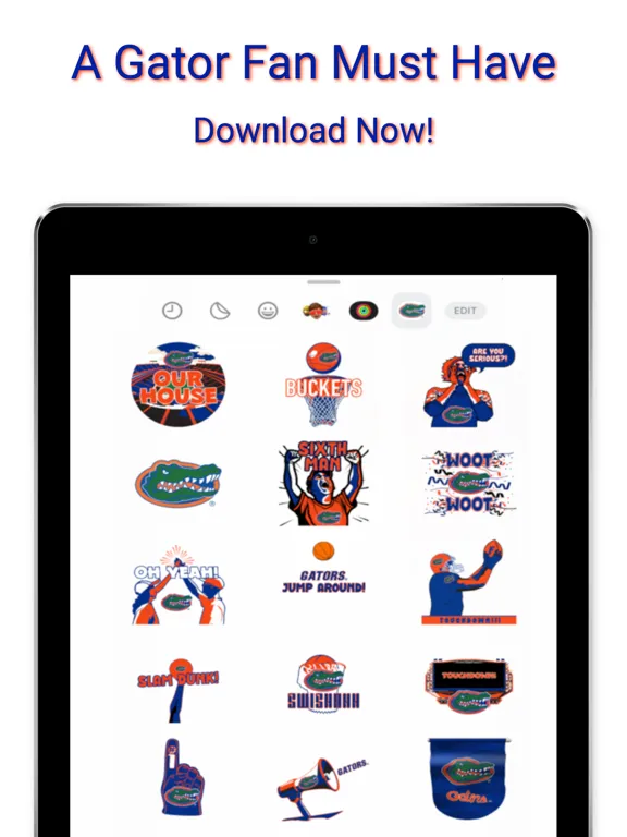 Gators Animated Sticker Pack iPad  स्क्रीनशॉट