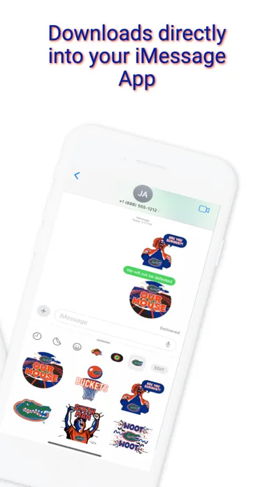Gators Animated Sticker Pack स्क्रीनशॉट