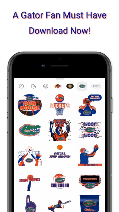 Gators Animated Sticker Pack स्क्रीनशॉट