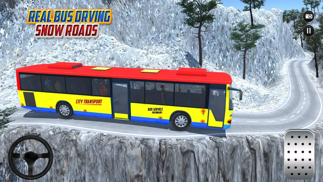 Bus Coach Driving Simulator سکرین شاٹس
