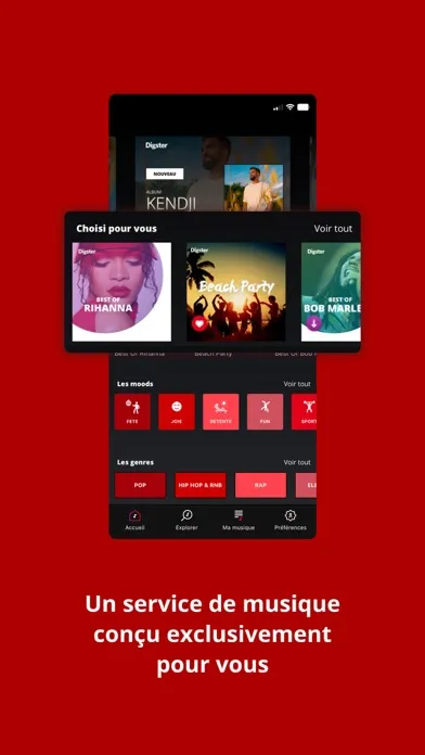 Capturas de pantalla de SFR MUZIK